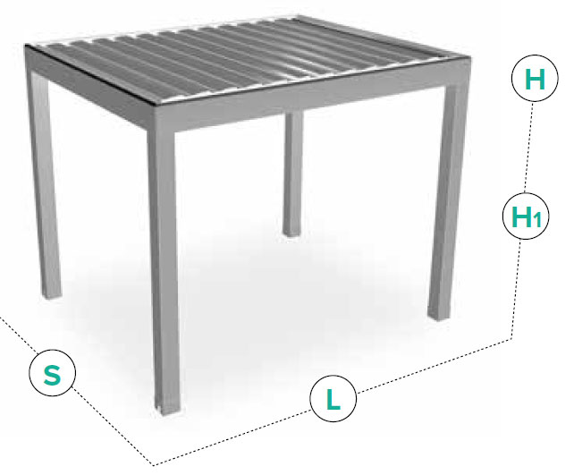 pergola bioclimatica R620 Bt Group